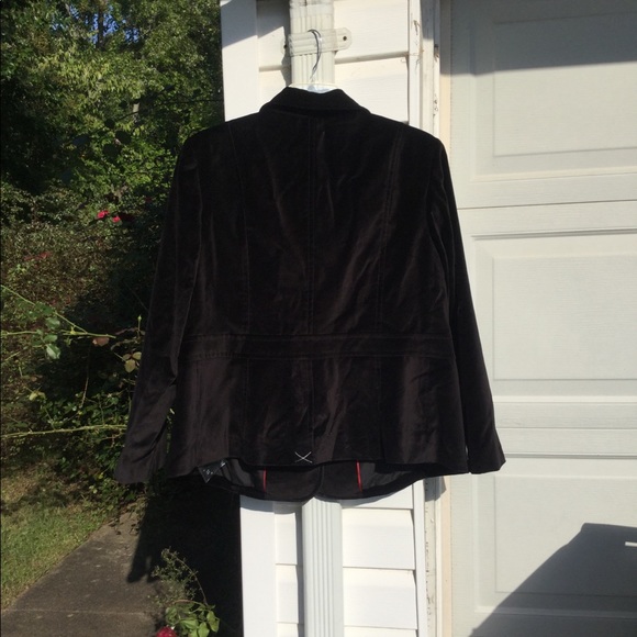 NWT Talbots Gorgeous Black Velvet Lined Blazer - Picture 5 of 6
